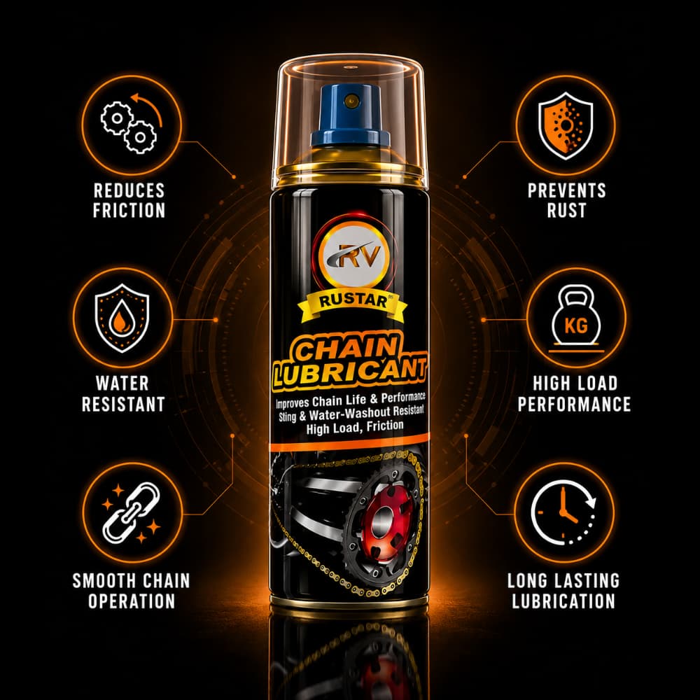 Rustar Chain Lubricant Spray 500ml