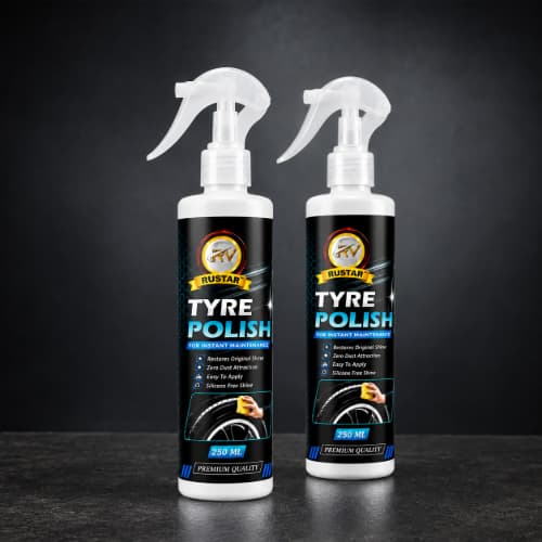 RUSTAR Tyre Polish 250ml x 2 Pack - 500ml
