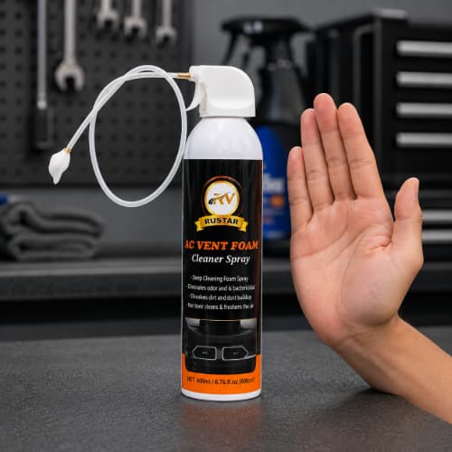 RUSTAR AC Vent Foam Cleaner Spray 600ml