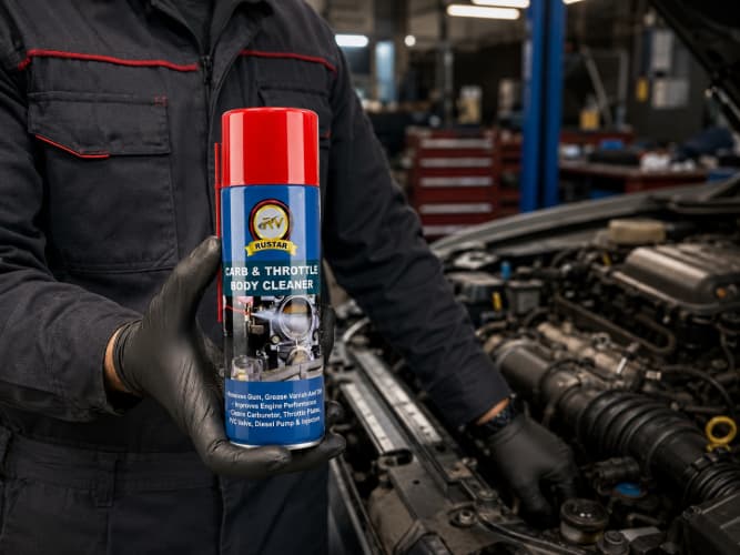 RUSTAR Carb & Throttle Body Cleaner Spray 500ml