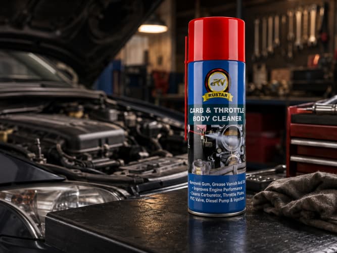 RUSTAR Carb & Throttle Body Cleaner Spray 500ml