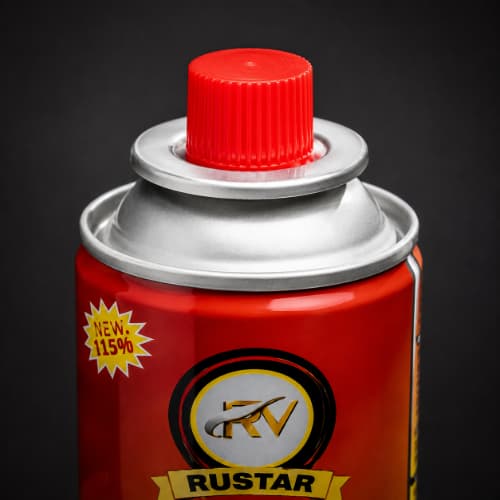 RUSTAR Premium Butane Gas for Portable Gas Range & Gas Torch