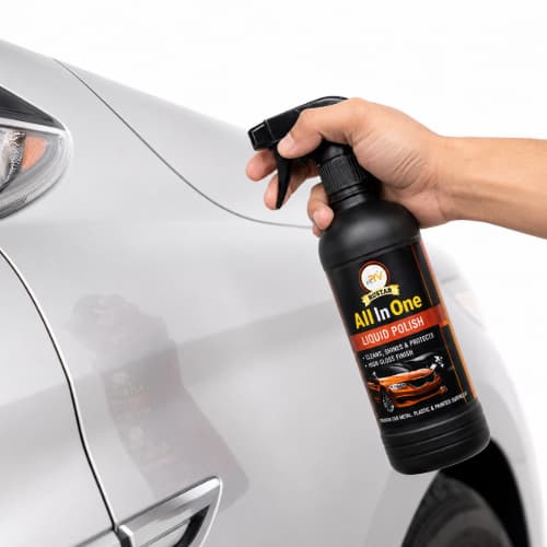 RUSTAR Car & Bike Care Combo - Shampoo 500ml + Liquid Polish 250ml