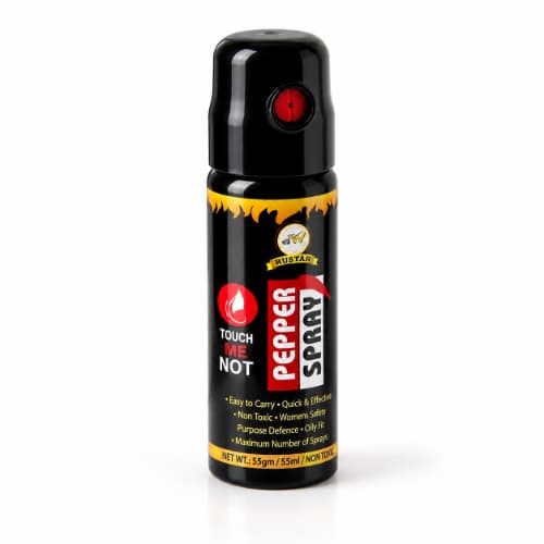 RUSTAR Pepper Spray 55ml x 3 Pack | Compact Personal Safety Spray
