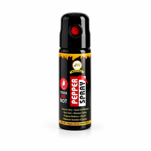 RUSTAR Pepper Spray 55ml x 3 Pack | Compact Personal Safety Spray