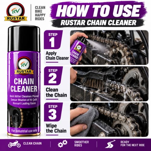 Rustar Chain Cleaner Pack of 3 - 500 ML Each