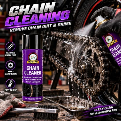 Rustar Chain Lube & Cleaner Pack of 3 – 500ml x 3