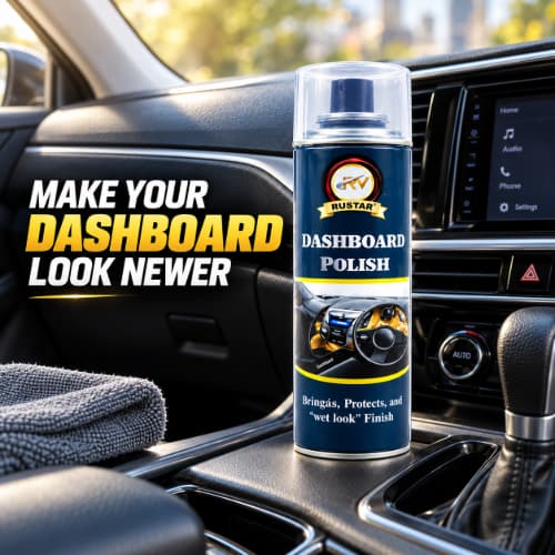 Rustar Dashboard Polish 500 ML – Car Dashboard & Interior Polish